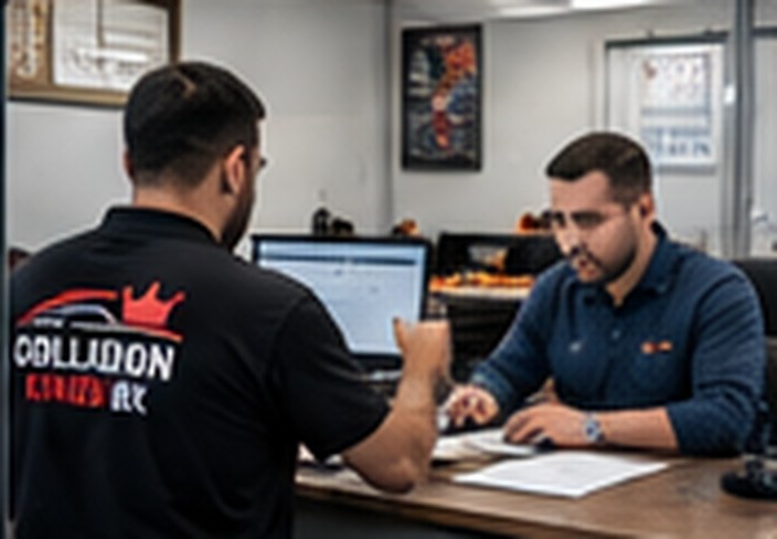 Professional automotive service photography: Claims Assistance