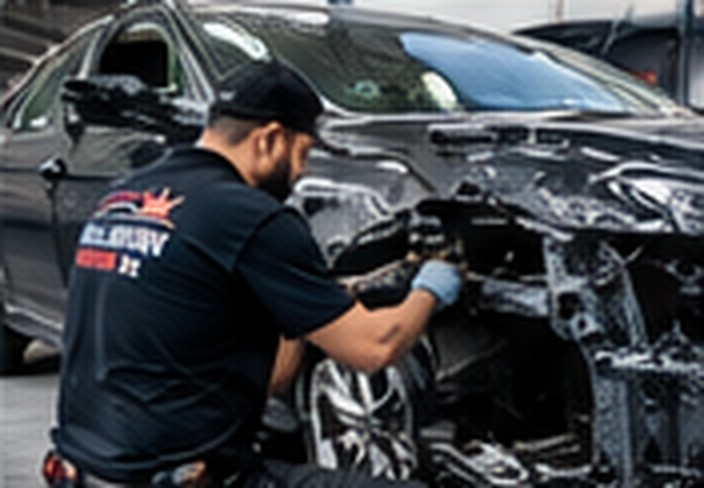 Professional automotive service photography: Collision Repair