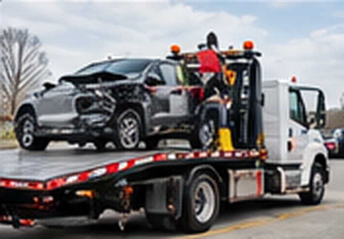 Professional automotive service photography: Towing Assistance